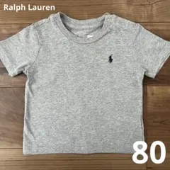 ラルフローレン Tシャツ 80 グレー ワンポイント 半袖 ベビーのサムネイル