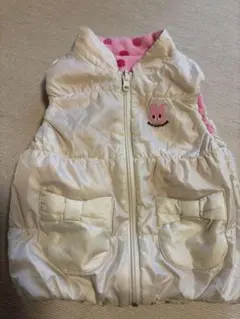 ミキハウス　ホットビスケッツ　リバーシブルベスト　90