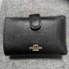 COACH ブラック 二つ折り財布