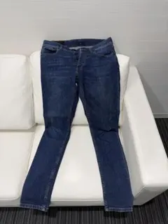 ダークブルースリムフィットデニム