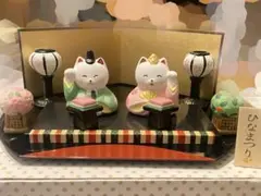 雛人形 猫