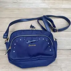 pom ponette ポンポネット ショルダー バッグ ネイビーのサムネイル