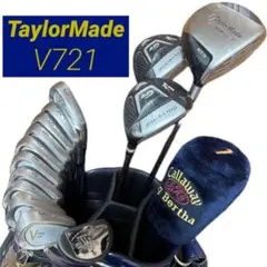 【TaylorMade】ゴルフクラブ14本 フルセット メンズ キャディバッグ付