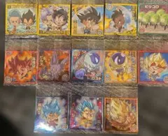 ドラゴンボール超戦士シールウエハース 超 絶感謝の十周年　13種類セット