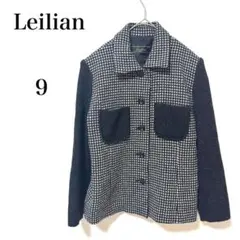 Leilian（レリアン）　ツイードジャケット　チェック柄　秋冬物　9号