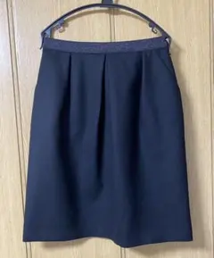 【BABYLONE バビロン】膝丈スカート/黒