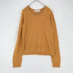 ROPÉ PICNIC 長袖ニットトップス マスタード 38サイズ