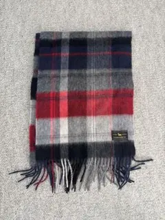 カシミヤ チェック柄 マフラー