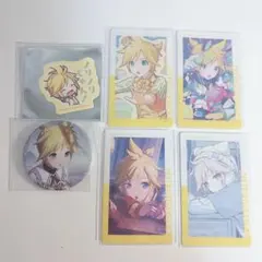 プロセカ 鏡音レン ステッカー 缶バッジ エピカ