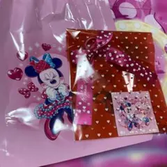 ミニパル ステッカー シール ミニー パルパルーザ　リボン　お菓子の袋