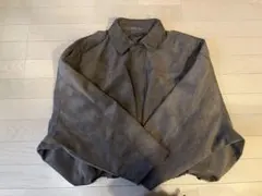 ZARA フェイクスエードジャケット　ダークブラウンS（7〜9号）