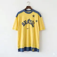 00s ナイキ ブラジル代表 Tシャツ L トルコ製 Y2K 激レア