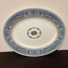 ウェッジウッド　フロレンティーンブラウン　オーバルプレート　※希少未使用保管品 FLORENTINE COLOURS フロレンティーン ティーボウル＆ソーサー 6色