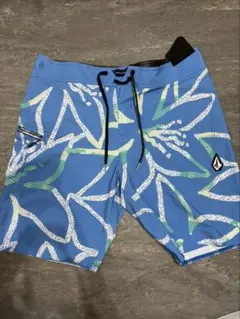 【新品】VOLCOM MODTECH ボードショーツ 水着 ブルー 34インチ