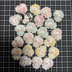 サンリオデコパーツ♡ メイド服♡ 白ネコ♡ 23個セット♡ まとめ売り♡