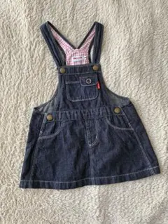 miki HOUSE デニム ジャンスカ　サロペット　M 80-90