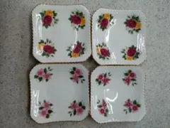 ロイヤルドルトン　 花柄皿 4枚セット