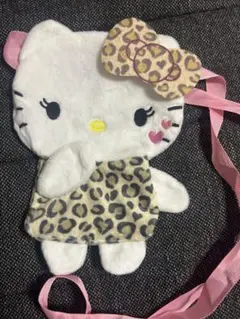 ハローキティ ヒョウ柄 ポーチ