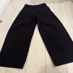UNIQLO バレルレッグ　ブラック S