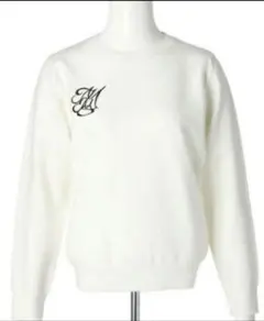 最終お値引き　ジャスグリッティー　美香さんコラボ　ロゴ刺繍入りニット　2サイズ