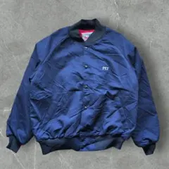 90s USA製 Todd 中綿入り ブルゾン ネイビー ワークジャケット