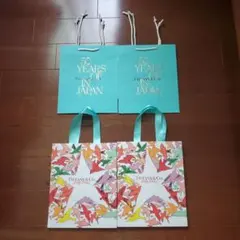 ティファニー　限定ショップ袋(中)４枚《50周年記念➕アンディウォーホルコラボ》