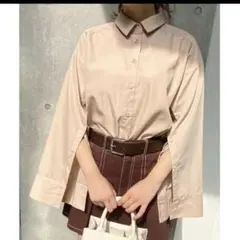 NICE CLAUP マルチロングシャツ