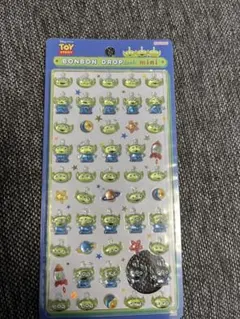 新品未開封ボンボンドロップシール　トイストーリー　リトルグリーンメン　エイリアン