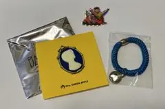 バベルの塔ピンバッジ若井＆ジャムズくじ当たりコインヘアタイ青　ミュージアムシール