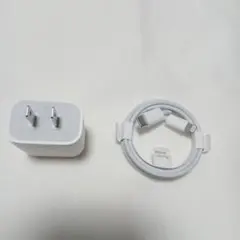 Appleアップル純正iPad付属品 20W急速充電器 純正ケーブル