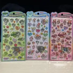 正規品　パワーパフガールズ ポップシール 3枚セット　シール　新品　うるちゅる