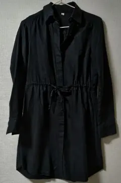 値下げ　UNIQLO　長袖シャツワンピース