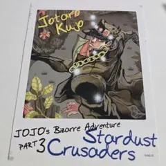 空条承太郎　ジョジョの奇妙な冒険　原作　原画　ジャンプフェスタ　フォトカード
