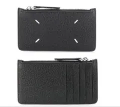 Maison Margielaブラックレザーコインケース