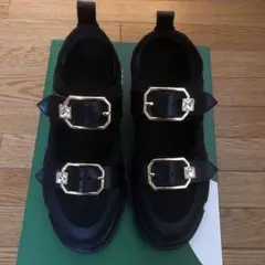 （パピヨン様専用）LE TALON 黒 バックル付きローファー