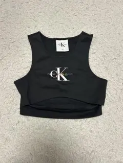 Calvin Klein Jeans ブラック タンクトップ S