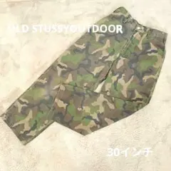 S324:90s OLD STUSSYOUTDOOR 迷彩カーゴパンツ30インチのサムネイル