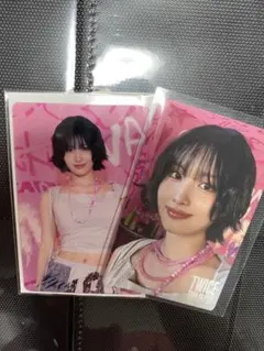 TWICE this is for 参加賞 クリアトレカ ステッカー　モモ