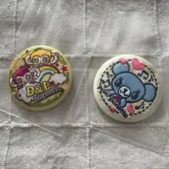 ナルミヤ　刺繍缶バッジ　2個セット