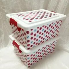 ペコちゃん　ミルキー　コンテナボックス　２点　ケースのみ