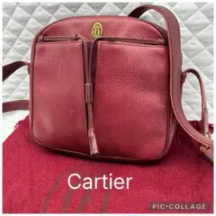 美品　Cartier カルティエ　ショルダーバッグ　マストライン　保存袋付きのサムネイル