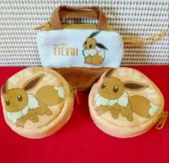 ☆イーブイ☆　新品　ポケットモンスター　ポケモンミニポーチセット
