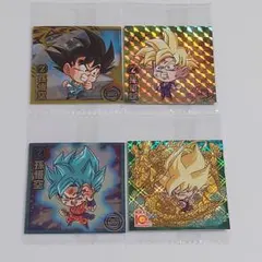 ☆【ドラゴンボール 超戦士シールウエハース超 超絶感謝の十周年】4枚セット！
