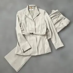 パンツスーツ フォーマルスーツ ビジネススーツ 9号 クリーニング済