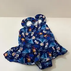 ディズニーアナ雪オラフディズニープリンセス水着８０cmネイビー