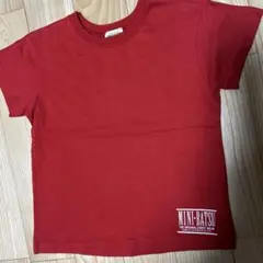 MINI-BATSU キッズ Tシャツ レッド 120cmのサムネイル