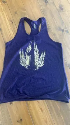 Zumba パープル タンクトップ M
