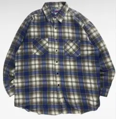 80s AMERICAN EDITION フランネルシャツ 長袖 ヴィンテージ