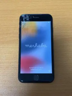 iPhone7 128GB ブラック SIMフリー 画面割れあり 77%