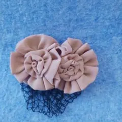 バレッタ　お花　 ヘアーアクセサリー　髪飾り　髪止め